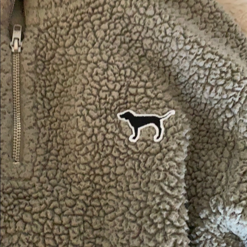 PINK fleece half-zip - Picture 2 of 3